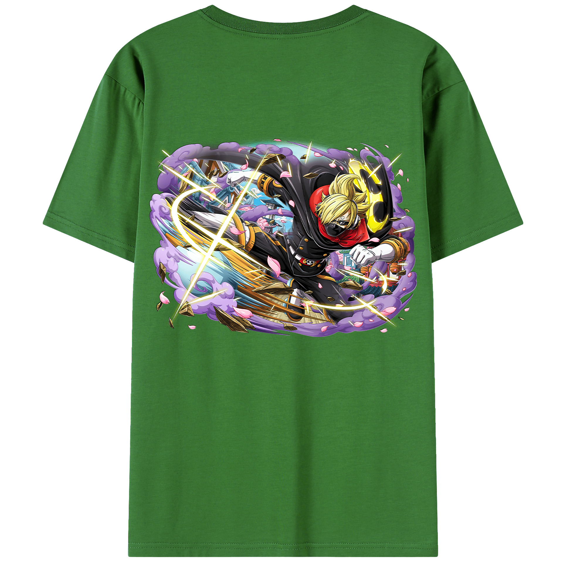 （画像用） ワンピース サンジ ONE PIECE Sanji レディース半袖Tシャツ(バックプリント)